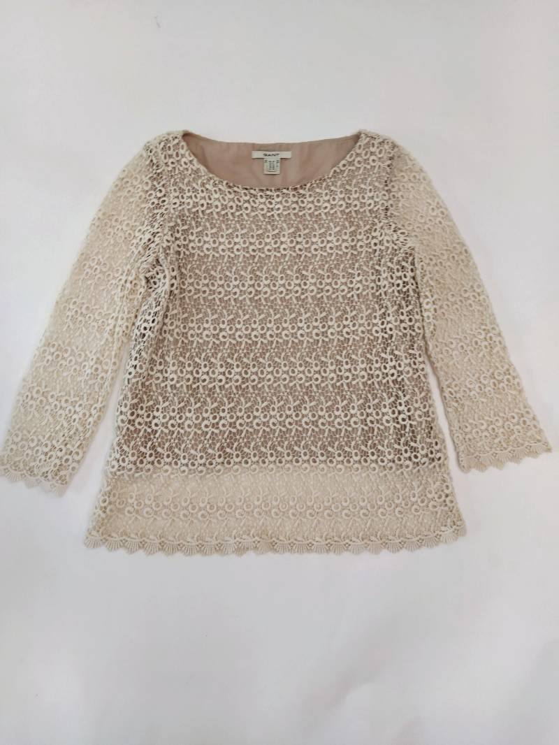 Gant Vintage Spitzenbluse von HauteVaultStore