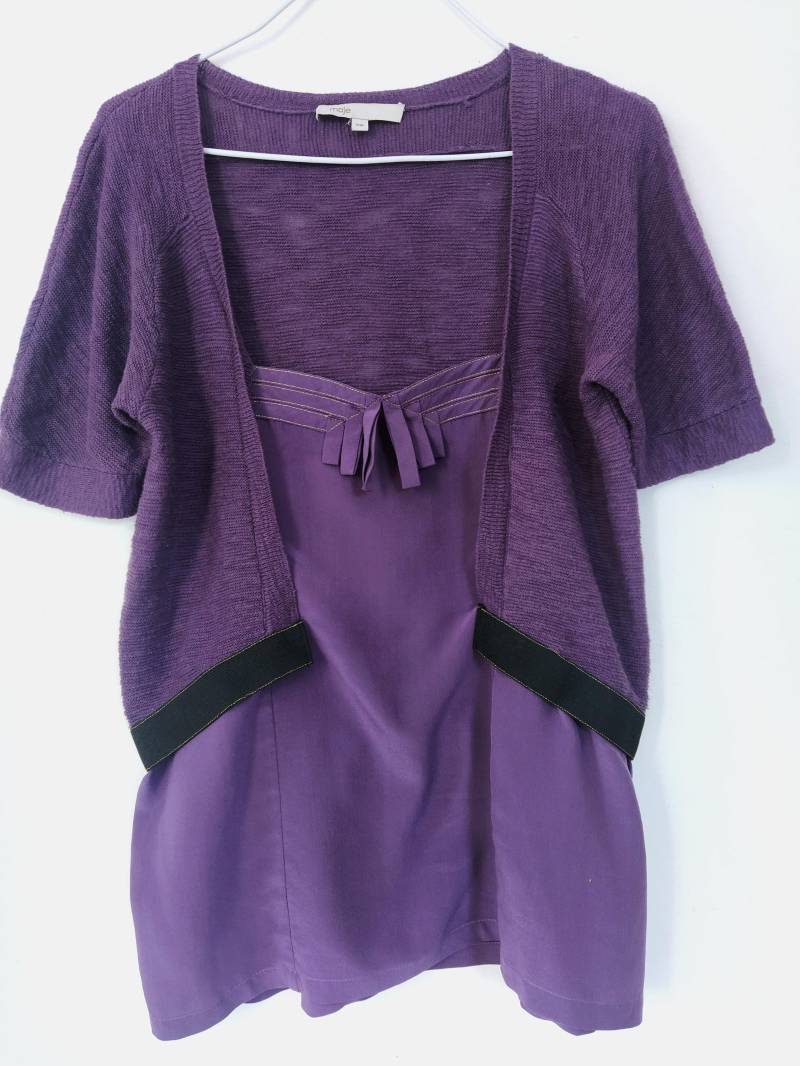 Maje Seidenbaumwollbluse von HauteVaultStore