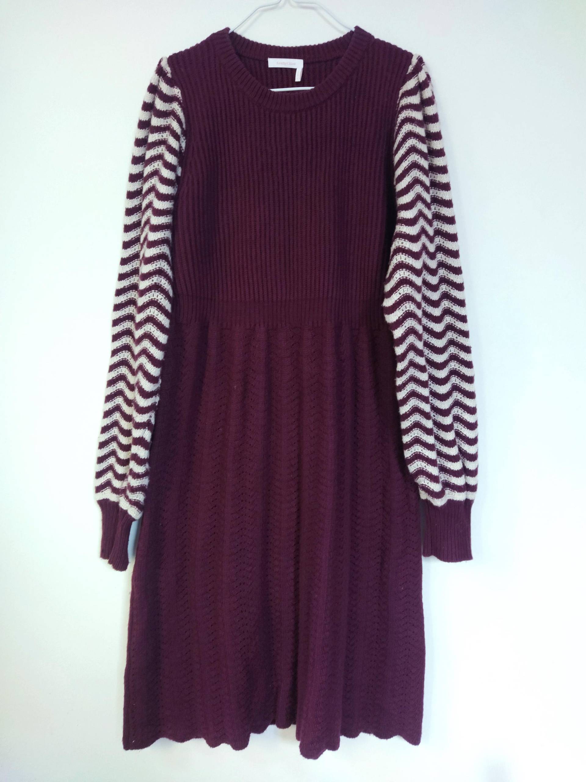 See By Chloe Strickkleid Aus Wolle Und Kaschmir Mischung See By Chloe Strickkleid Aus Wolle Und Kaschmir Mischung von HauteVaultStore