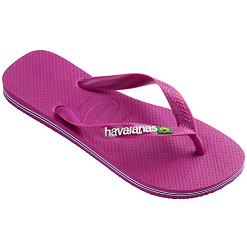 Havaianas Unisex Kinder Brasil Logo (Mini Me) Flipflop, Rose Gum, 25/26 EU von Havaianas