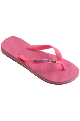 Havaianas Unisex Brasil Zehentrenner 4000032, Pink Electric,45/46 EU von Havaianas
