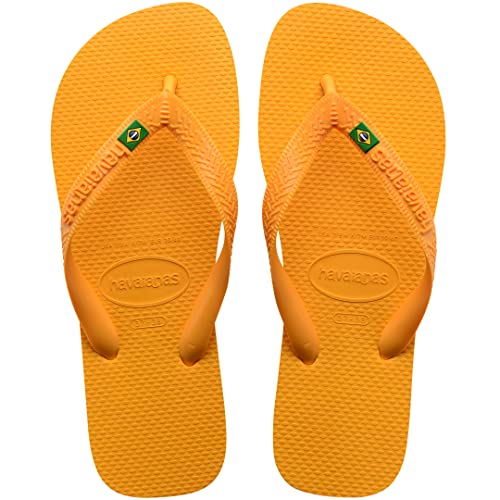 Havaianas Unisex Brasil Flipflop, Pop Yellow, 37/38 EU von Havaianas