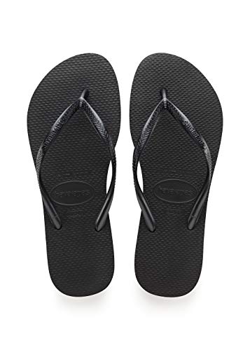 Havaianas Girls Slim (Mini Me), Black, UK child 8 von Havaianas