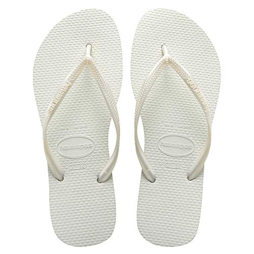 Havaianas Girls Slim (Mini Me), White, UK child 12/13 von Havaianas