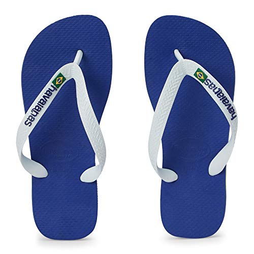 Havaianas Unisex-Erwachsene Brasil Logo Zehentrenner, Blau (Marine Blue), 39/40 EU von Havaianas