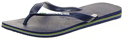 Havaianas Unisex-Erwachsene Brasil Logo Zehentrenner, Blau (Navy Blue), 33/34 EU von Havaianas