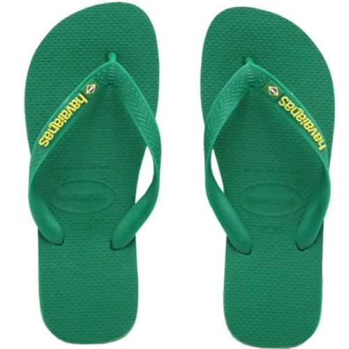 Havaianas BRASIL LOGO NEON Grün 39/40 von Havaianas