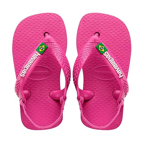 Havaianas Baby Brasil Logo II Flipflop, Rose Gum/Rose Gum, 22 EU von Havaianas