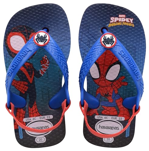 Havaianas Unisex Baby Marvel Sandale, Red, 19 EU von Havaianas