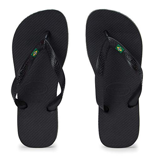 Havaianas Unisex Brasil, Black, 4.5/5 von Havaianas