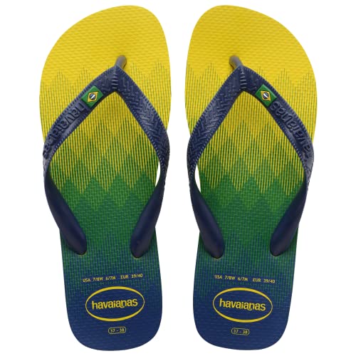 Havaianas Brasil Fresh 4145745-9588, Mens,Womens flip-flops, yellow, 43/44 EU von Havaianas