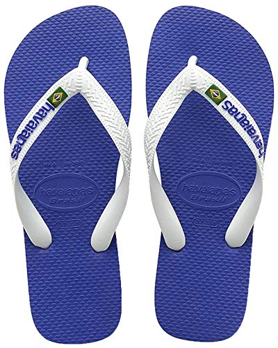 Havaianas Unisex - Erwachsene Brasil-Logo-Sandalen, Blau - Marineblau, 39/40 EU von Havaianas