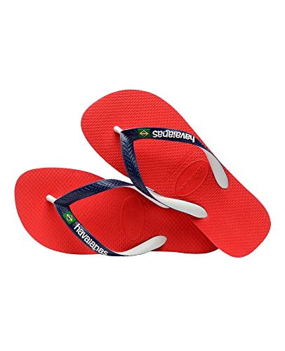 Havaianas Kinder Flip Flops Brasil Logo, Rubinrot, 27/28 EU von Havaianas