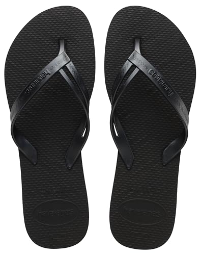 Havaianas Damen Elegance Flip-Flop, Schwarz, 36/37 EU, Schwarz, 35/36 EU von Havaianas