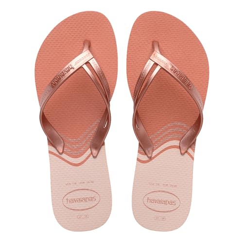 Havaianas - Elegance Print, Stylische, Robuste und Bequeme Badelatschen für Frauen mit Stylischen Riemen und Rutschfesten Sohlen von Havaianas