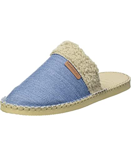 Havaianas Unisex Origine Mule Fur Hausschuh, Middle Blue/Blue Night, 35 EU von Havaianas