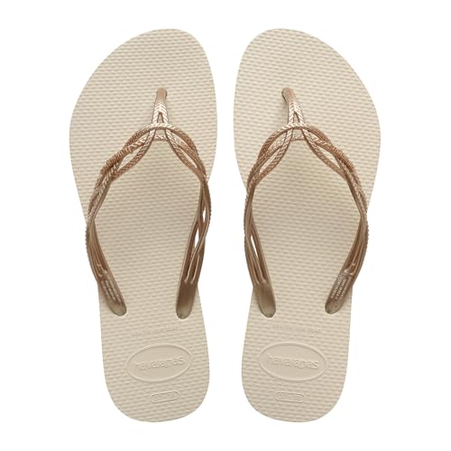 Havaianas – Flash Sweet, bequeme, langlebige und elegante Flip-Flops, überkreuzte und modellierte Riemen, rutschfeste Slim-Sohle, Damen von Havaianas
