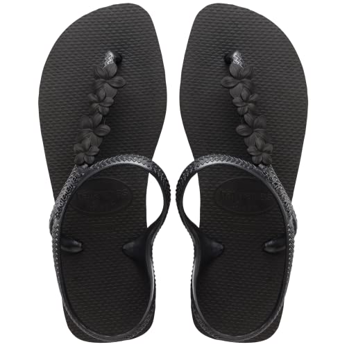 Havaianas Damen Flash Urban Plus Sandale, Schwarz Dunkelgrau, 33/34 EU von Havaianas