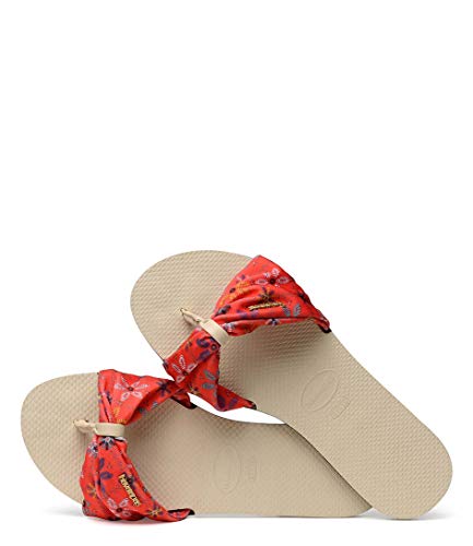 Havaianas Damen HAV You Saint Tropez Blue Sandale, Rot (Rubinrot), 37-38 von Havaianas