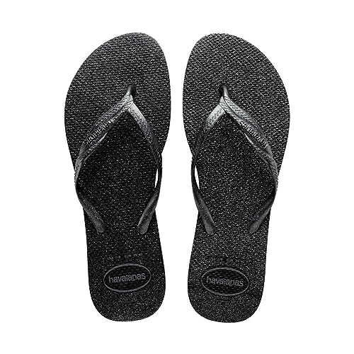 Havaianas Flip-Flops Marke HAV. FANTASIA GLOSS, Schwarz grau, 35/36 EU von Havaianas