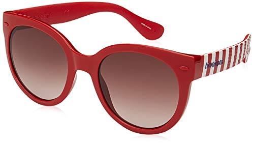 Havaianas Damen Noronha/M Sonnenbrille, Mehrfarbig (Dkred STR), 52 von Havaianas