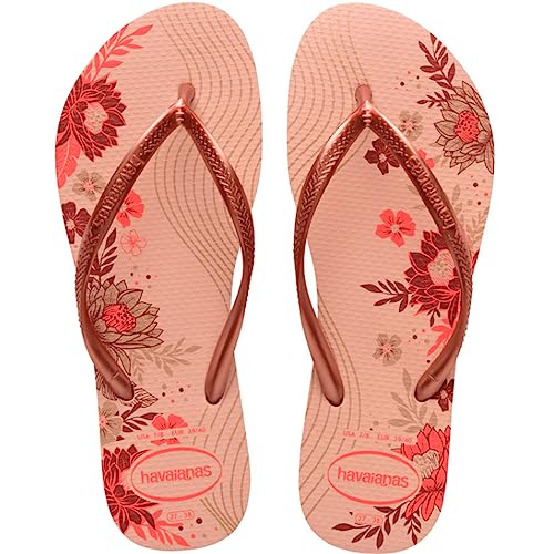 Havaianas Damen Organische Slim-Flops Ballett Rosa/Gold Rouge Gold 6/7 UK Rose Ballett Golden Blush Gold von Havaianas