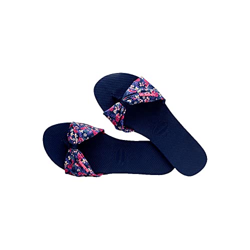 Havaianas Damen Saint Tropez Print Sandale, marineblau, 35/36 EU von Havaianas