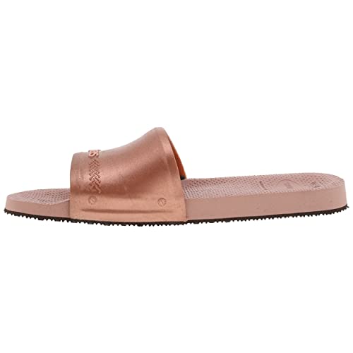 Havaianas Old Slide Brasil Unisex-Sandale, Krokus Rose Golden Blush, 11/12 UK von Havaianas