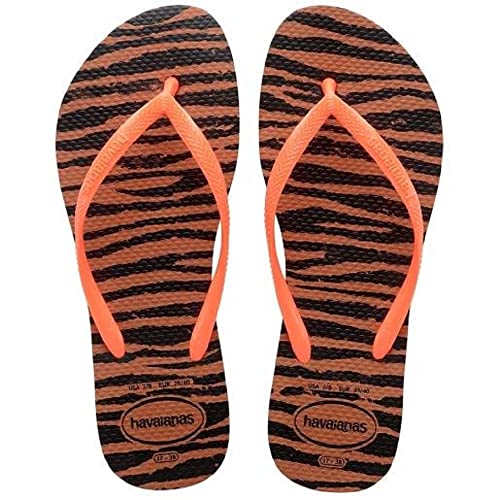 Havaianas Damen Slim Animals Flip Flops, Rostorange, 41/42 EU Havaianas Damen Slim Animals Flip Flops, Rostorange, 41/42 EU von Havaianas