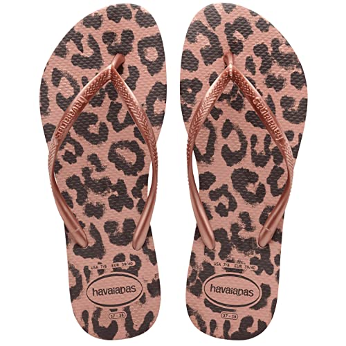 Havaianas Damen Slim Animals Flip Flops, rose, 33/34 EU von Havaianas