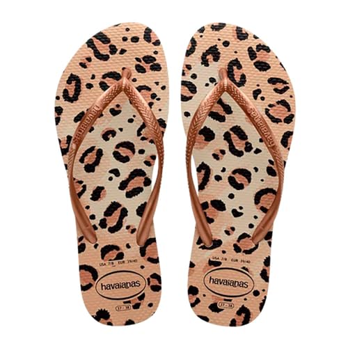 Havaianas Damen Slim Animals Print Leopard Flip Flop, beige, 40.5/42 EU von Havaianas