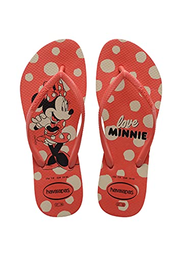 Havaianas Damen Slim Disney Flipflop,Rot Verknallt,35/36 EU von Havaianas