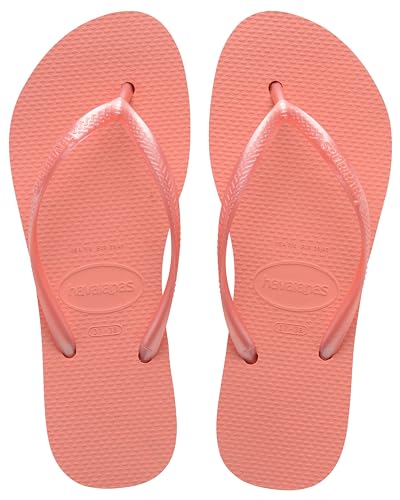 Havaianas Damen Slim Flatform Flip-Flop, Pfirsich-Rose, 35/36 EU von Havaianas