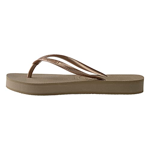 Havaianas Damen Slim Flatform Flip flops, Rosengold 33/34 EU von Havaianas