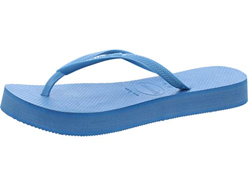 Havaianas Damen Slim flatform Zehentrenner,Blau,33/34 EU von Havaianas