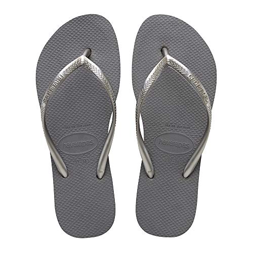 Havaianas Damen Slim flatform Zehentrenner,Stahlgrau,41/42 EU von Havaianas