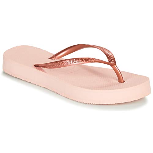 Havaianas Damen Slim flatform Zehentrenner,Ballettrose,33/34 EU von Havaianas