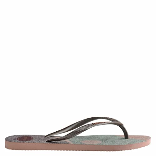 Havaianas Damen Slim Glitter Palette Flip-Flop, Crocus Rose, 4.5/5 UK von Havaianas