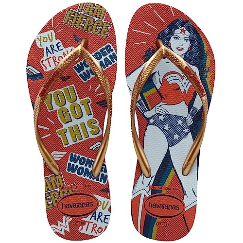 Havaianas Damen Slim Heroes Flip-Flop, marineblau, 33/34 EU von Havaianas