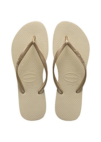 Havaianas Women Slim, Sand Grey/Light Golden, 4.5/5 von Havaianas