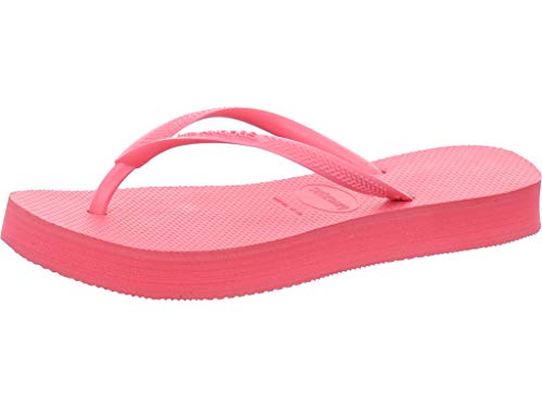 Havaianas Damen Slim flatform Zehentrenner,Rosa Porzellan,33/34 EU von Havaianas