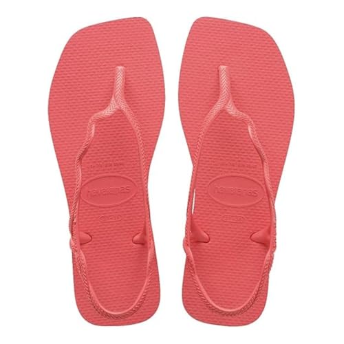 Havaianas – Soleil, stilvolle, langlebige und bequeme T-förmige Sandalen mit Riemenverschluss hinten, Wellenschnallen und profilierter Sohle, Damen von Havaianas