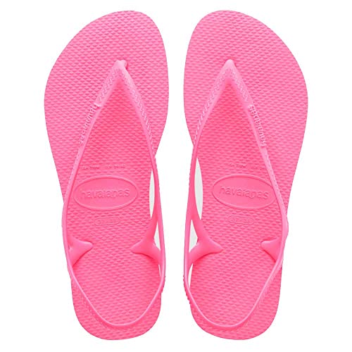 Havaianas Damen Sunny Flache Sandale, Kristall/Rosa, 33/34 EU von Havaianas