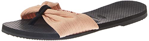 Havaianas Damen St Tropez Basic Blacklight Pink Sandale, Schwarz, Hellrosa, 33/34 EU von Havaianas