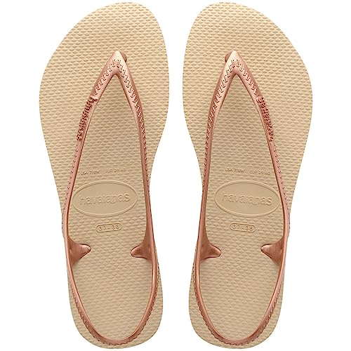 Havaianas Damen Sunny Flache Sandale, Sandgrau, 35/36 EU von Havaianas