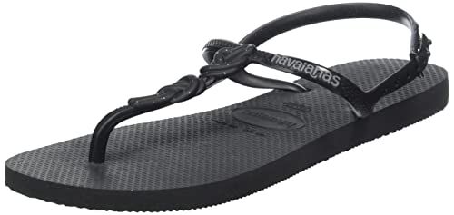 Havaianas Damen Twist Plus BlackBlack Sandal, Schwarz, 36 EU, Schwarz, 35/36 EU von Havaianas