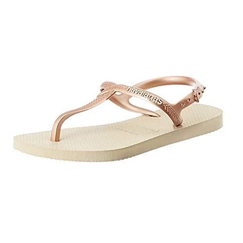 Havaianas Damen Twist T-Spangen Sandalen, Beige (Sand Grey 0154), 35/36 EU von Havaianas