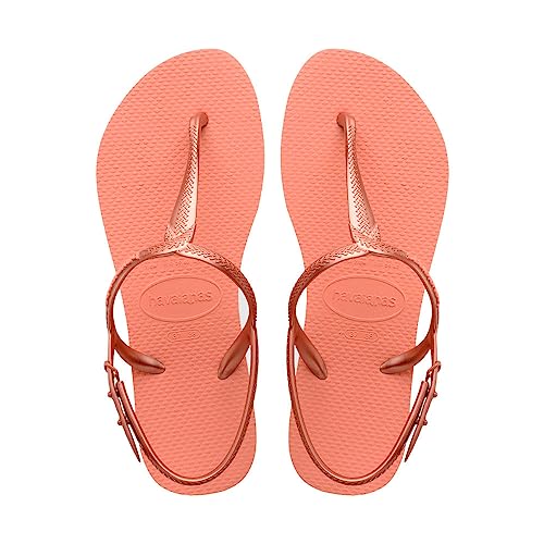 Havaianas Damen Twist T-Spangen Sandalen, Pink (Silk Rose 0082), 33/34 EU von Havaianas