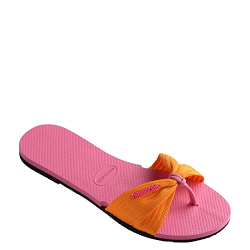 Havaianas You Saint Tropez Basic flache Sandale, Crystal Rose, 34 EU von Havaianas