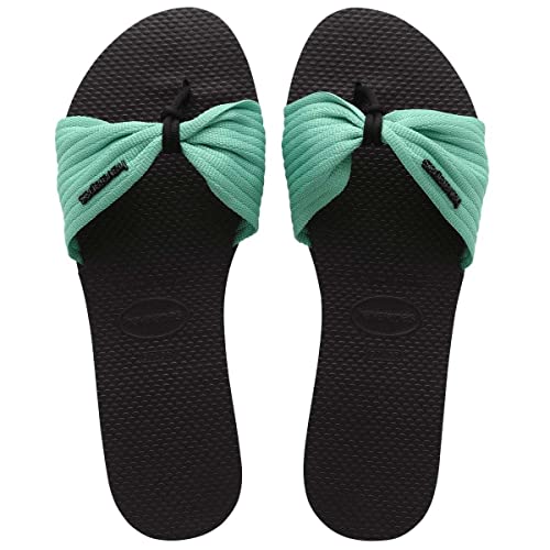 Havaianas You Saint Tropez Basic flache Sandale, Schwarz, 35 EU von Havaianas